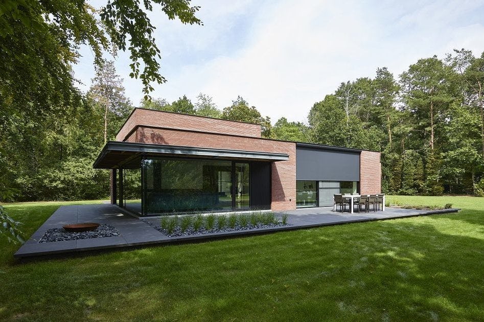 Ventilatiesysteem perfect geïntegreerd in strakke villa