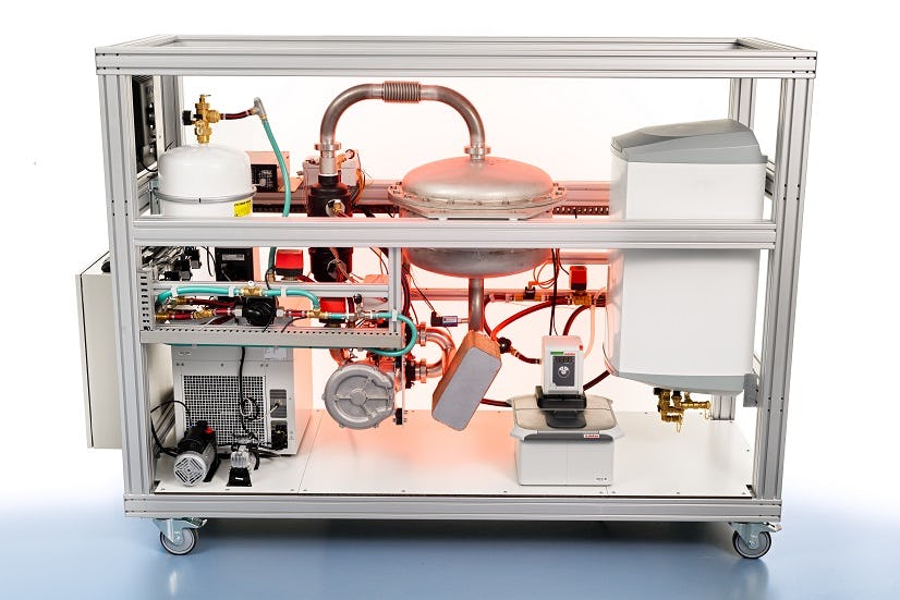 Onderzoeksreactor voor energie-opslag met behulp van zout, ontwikkeld door samenwerkingsverband TNO en TU/e .