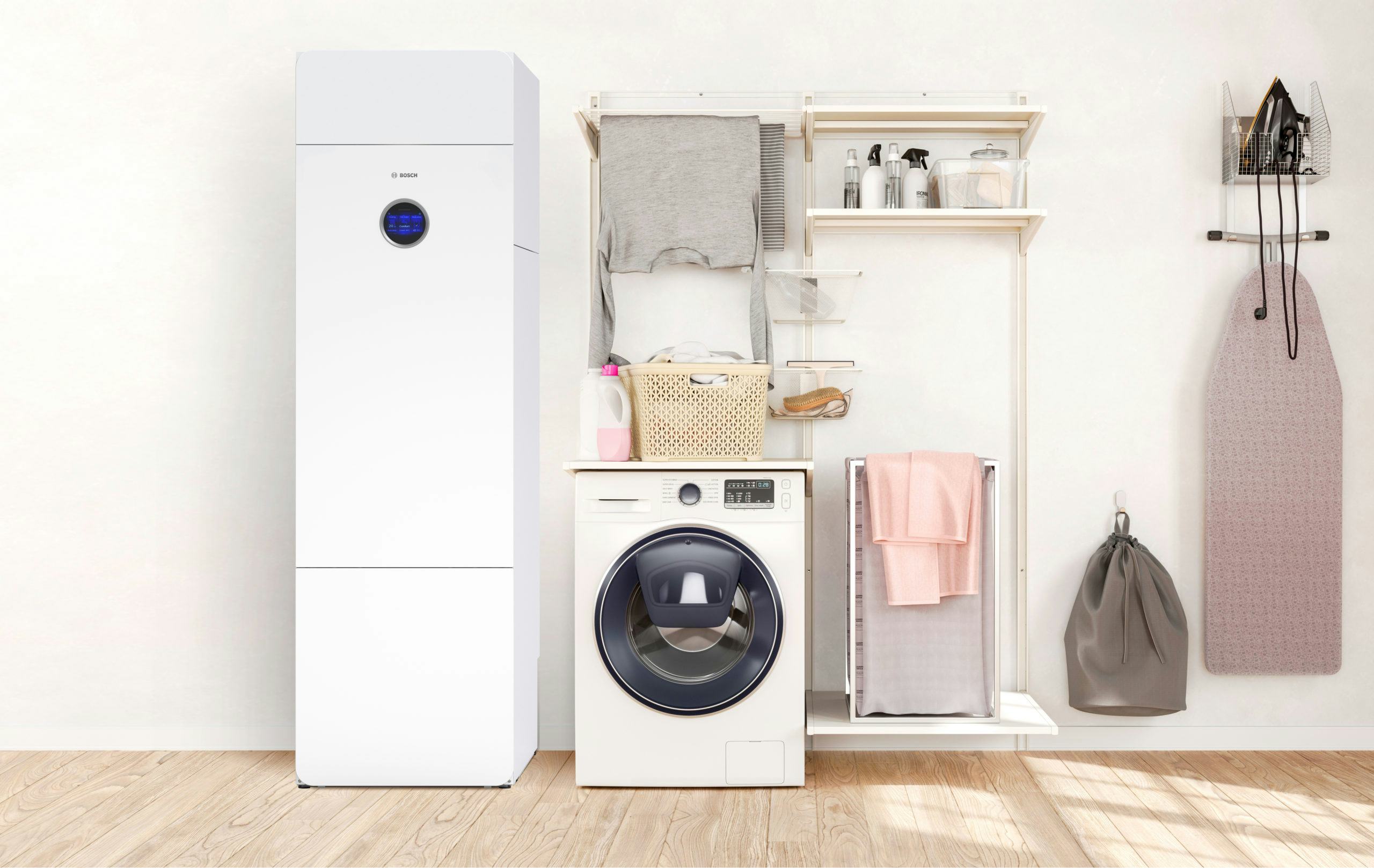 Empty Frame in Laundry Room