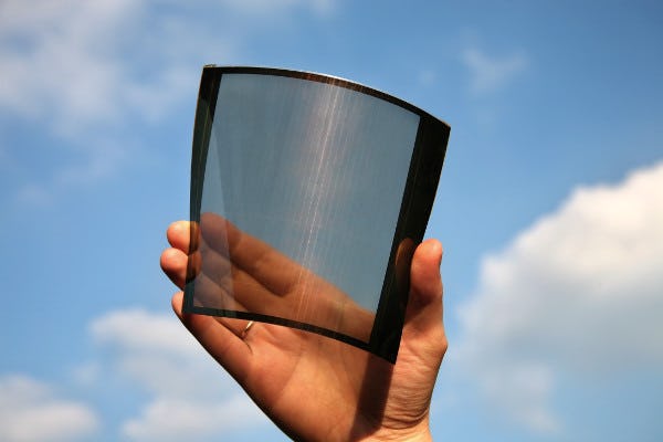 Silicium achterzijdecontact (Metal Wrap-Through) zonnecel (foto TNO)