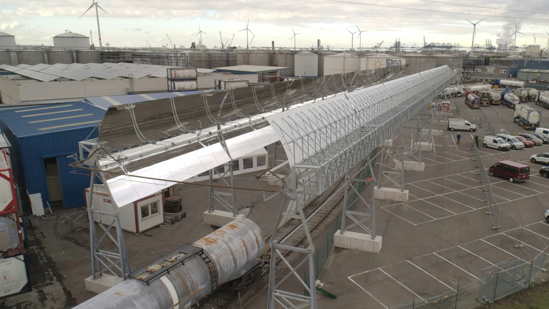 De CST installatie in Antwerpen (foto: Azteq)