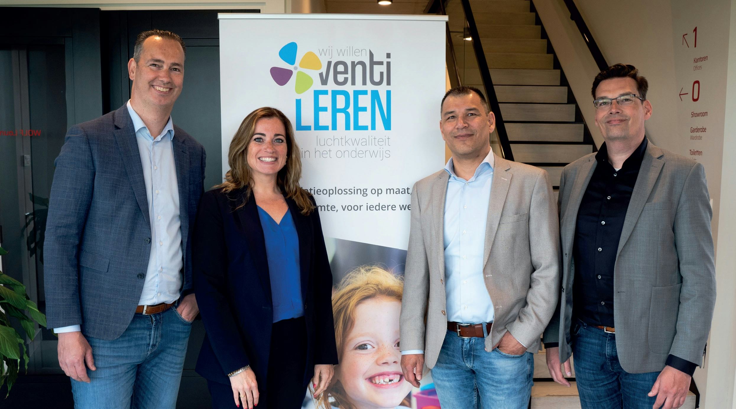 WOLF en Solid Air samen naar school met schoolconcept 'Wij willen ventiLEREN'