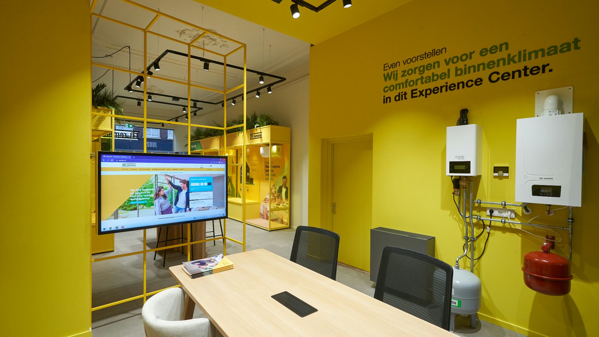 Kennis en ervaring delen in Remeha Experience Center (foto: Remeha)