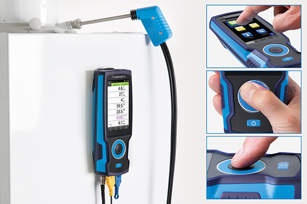 Nieuwe Blauwe Lijn rookgasmeter