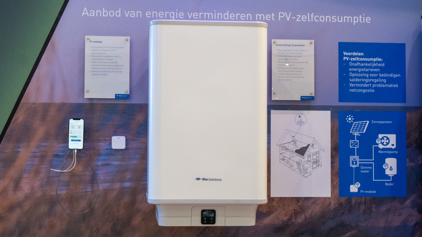 Slimme Green Energy Smartboiler van Itho Daalderop op de VSK