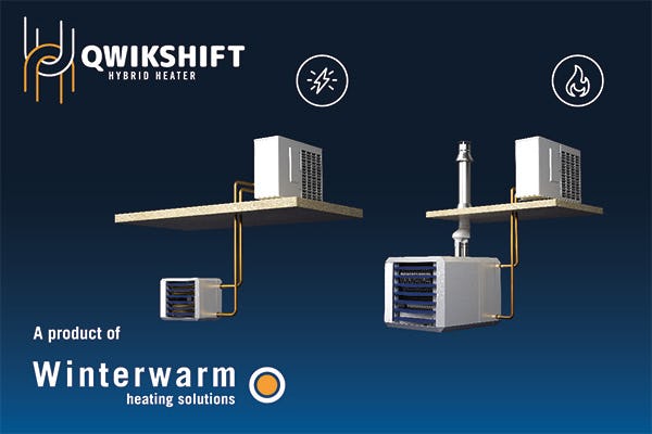 Winterwarm introduceert Qwikshift Hybrid Heater