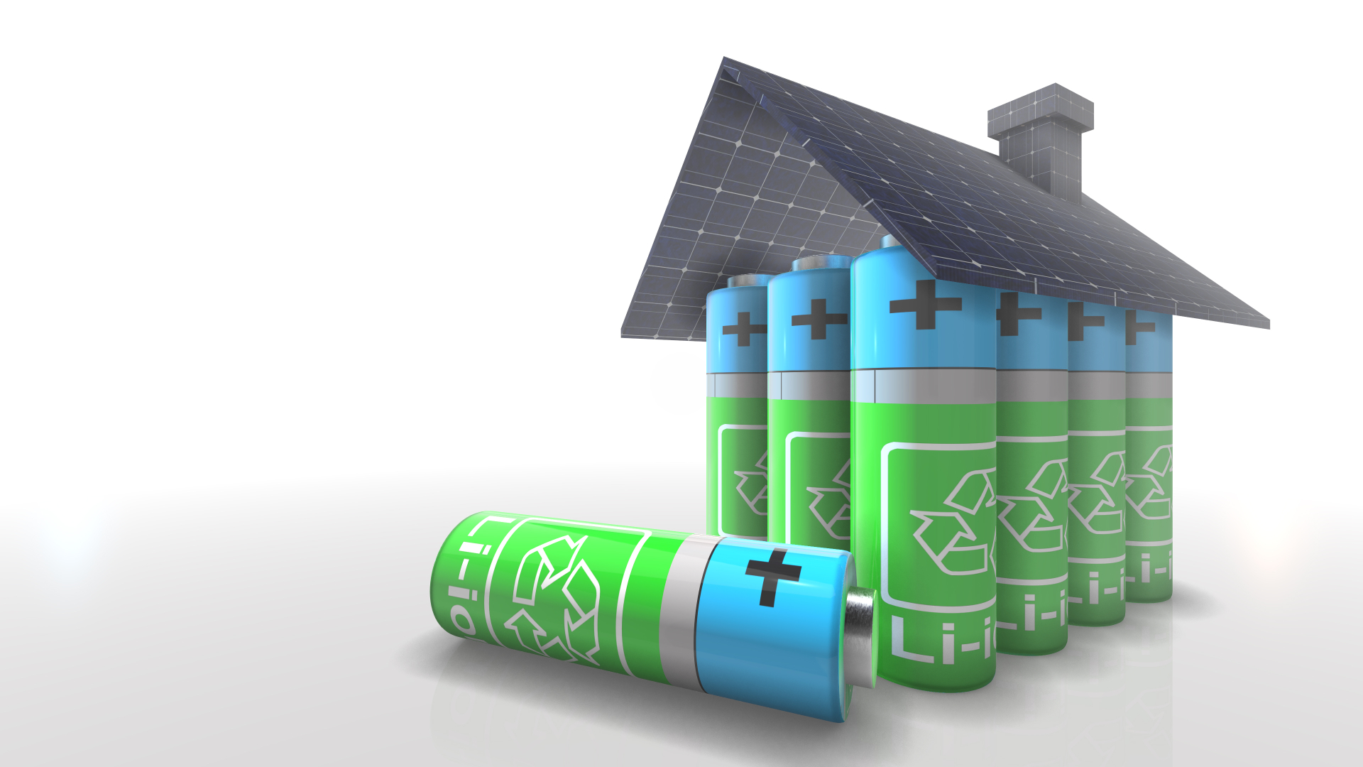 Zonne-energie opslaan voor zelfverbruik - beeld: Shutterstock