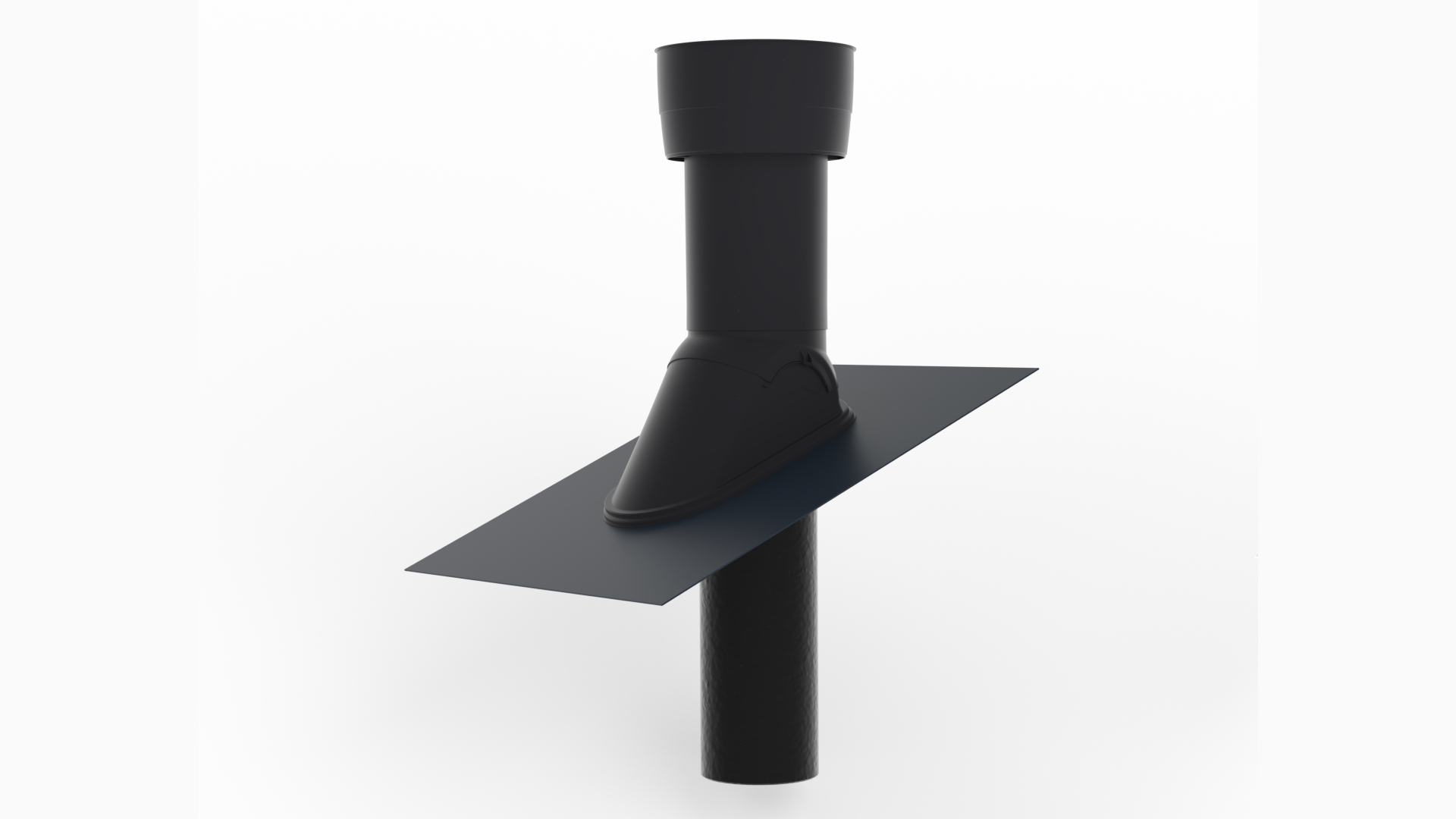 DX Easy en EasyAir RT dakdoorvoer, zwart