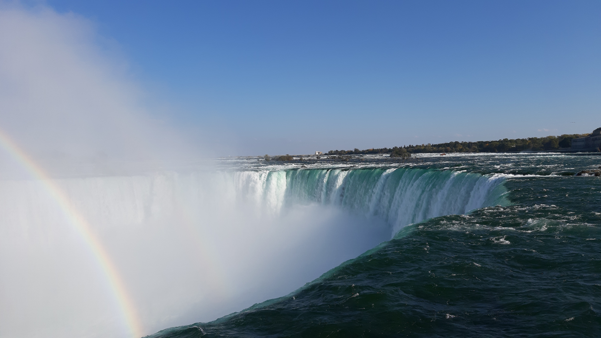 Is het flow of debiet? Horseshoe waterval bij Niagara Falls
