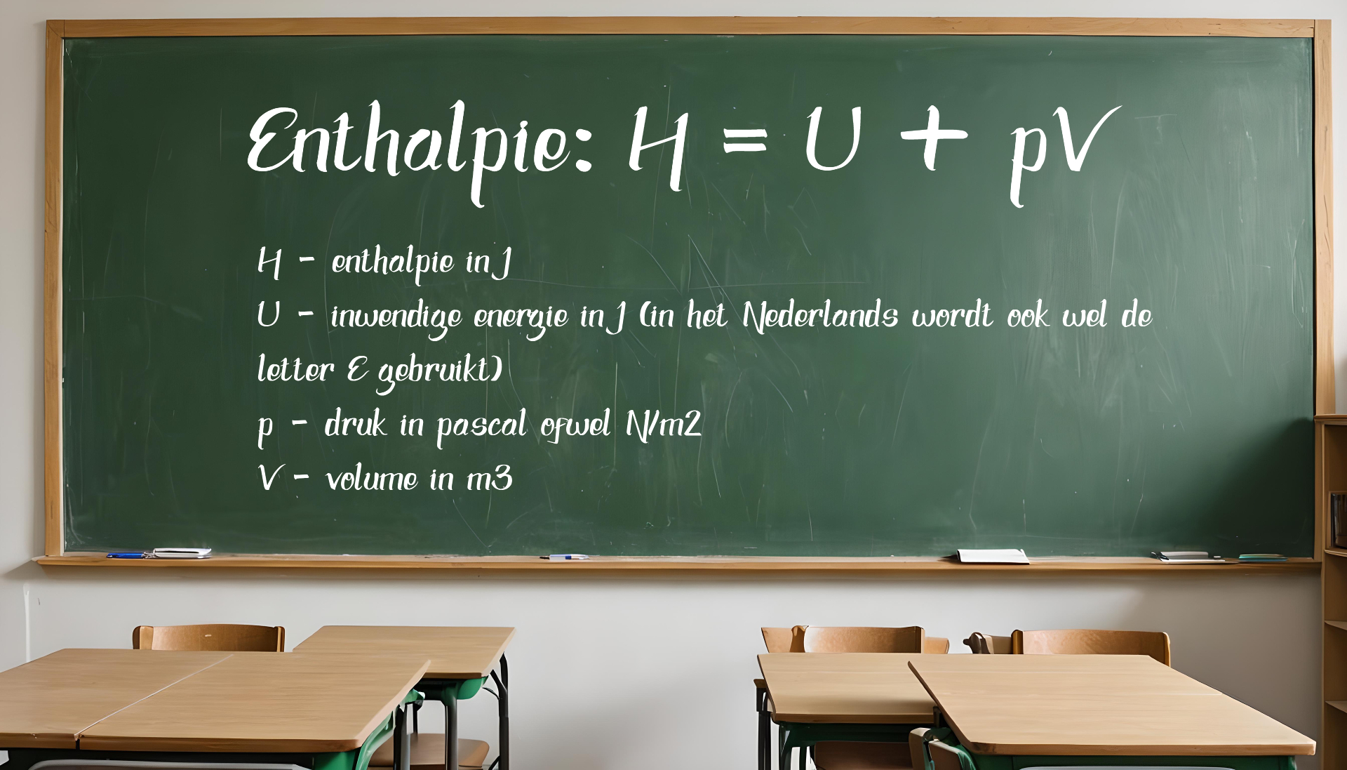 Enthalpie formule - De afbeelding is gemaakt met behulp van AI in Night Café, bewerkt door de redactie. 