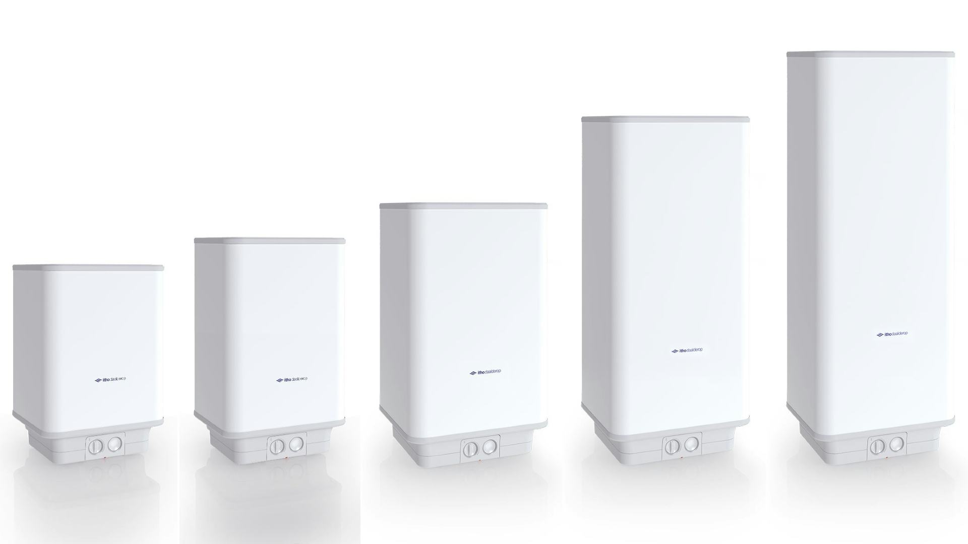 Vernieuwde elektrische boilers Itho Daalderop: van 30 tot 150 liter