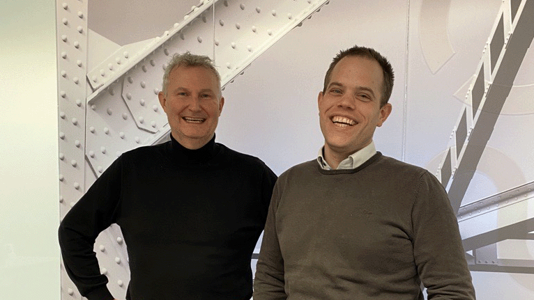 ISSO directeur Rob van Bergen (links) en operationeel directeur Michel Verkerk (rechts) - foto: ISSO