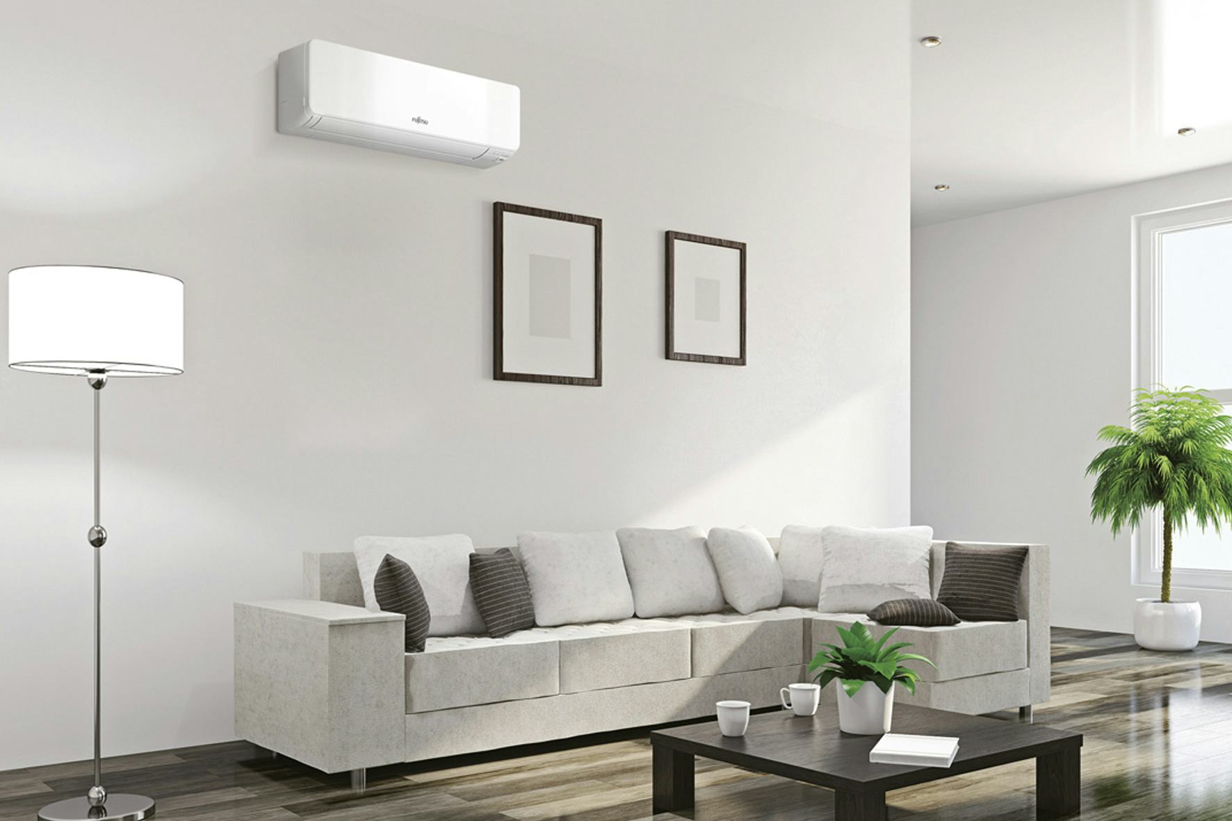 Slaap- en werkkamers koelen met lucht/lucht warmtepompen