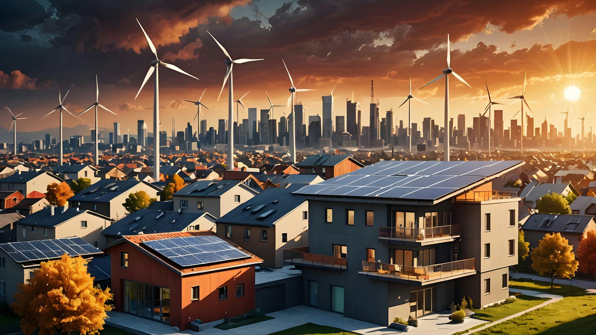 Bij energieverbruik kijken we vaak niet voorbij de voordeur - beeld met behulp van NightCafé AI