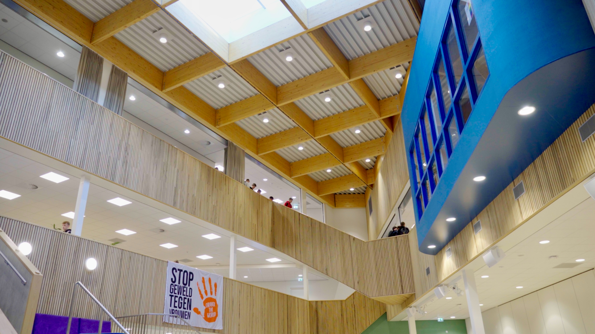 Interieur schoolgebouw Beilen