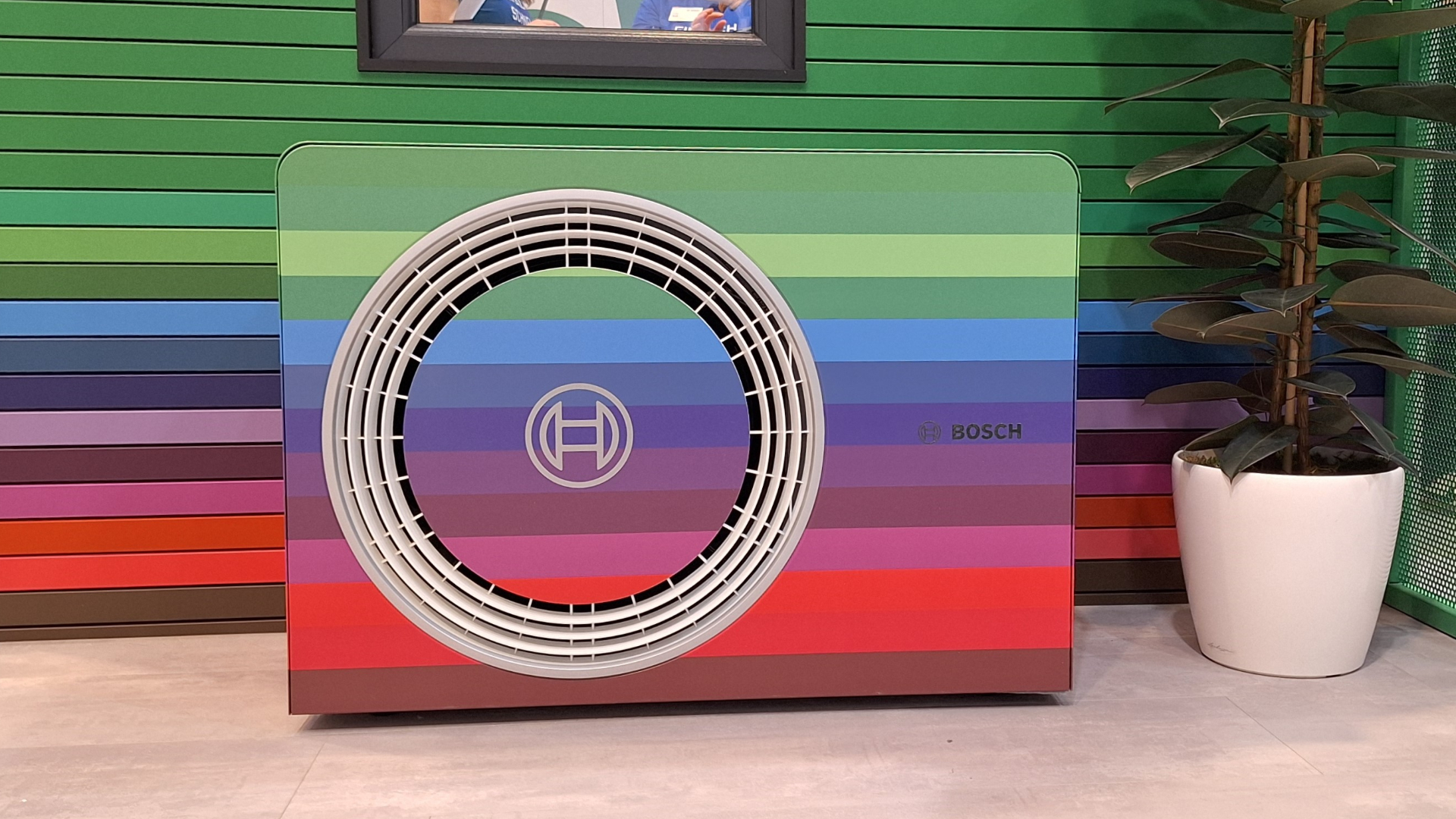 Bosch buitenunit op de ISH