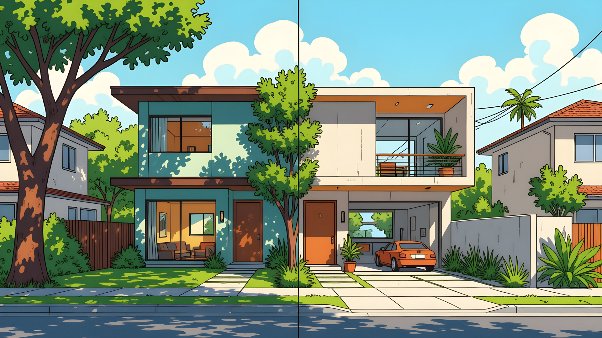 Wat groen voor de leefomgeving kan doen - Beeld gemaakt met AI in NightCafé, model HiDream I1 Fast