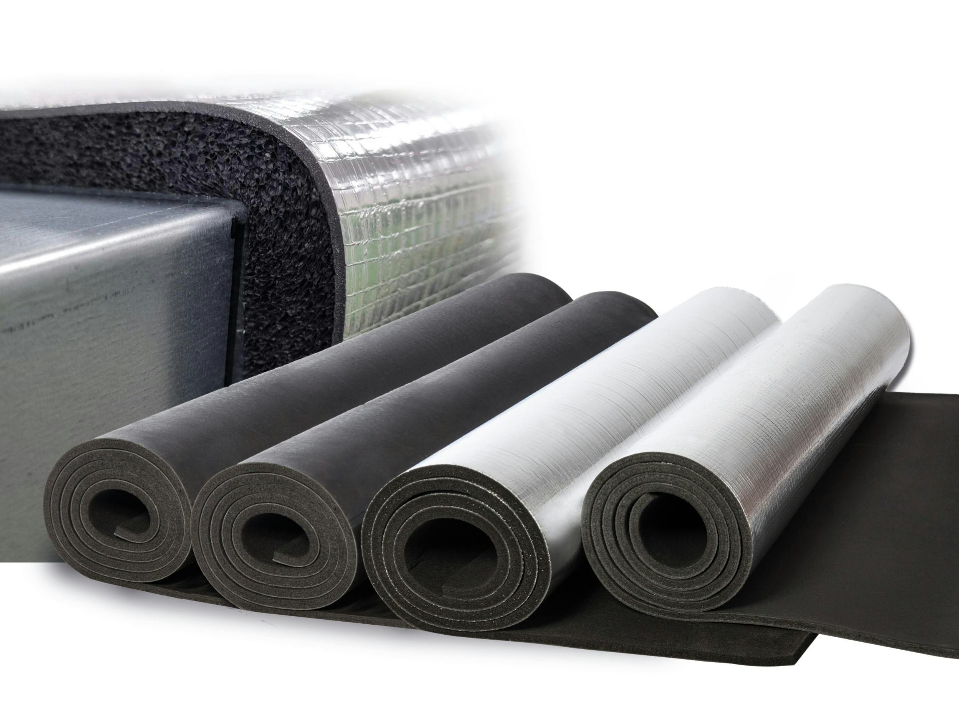 Halogeenvrije akoestische isolatie ArmaComfort NH-S Alu - beeld: Armacell