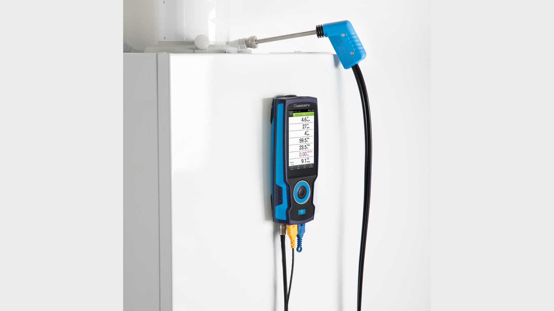 Rookgasmeting met de Eurolyzer S1, foto: Euro-Index