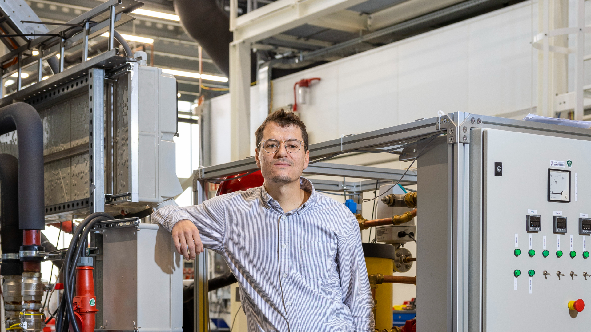 Andries van Wijhe, onderzoeker bij het Heat Pump Application Center van TNO - foto: NFP Photography