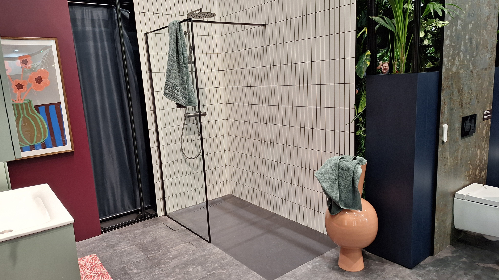 Geberit Sestra douchevloer op vakbeurs VSK+E 2026 - foto: Margo van Voskuilen