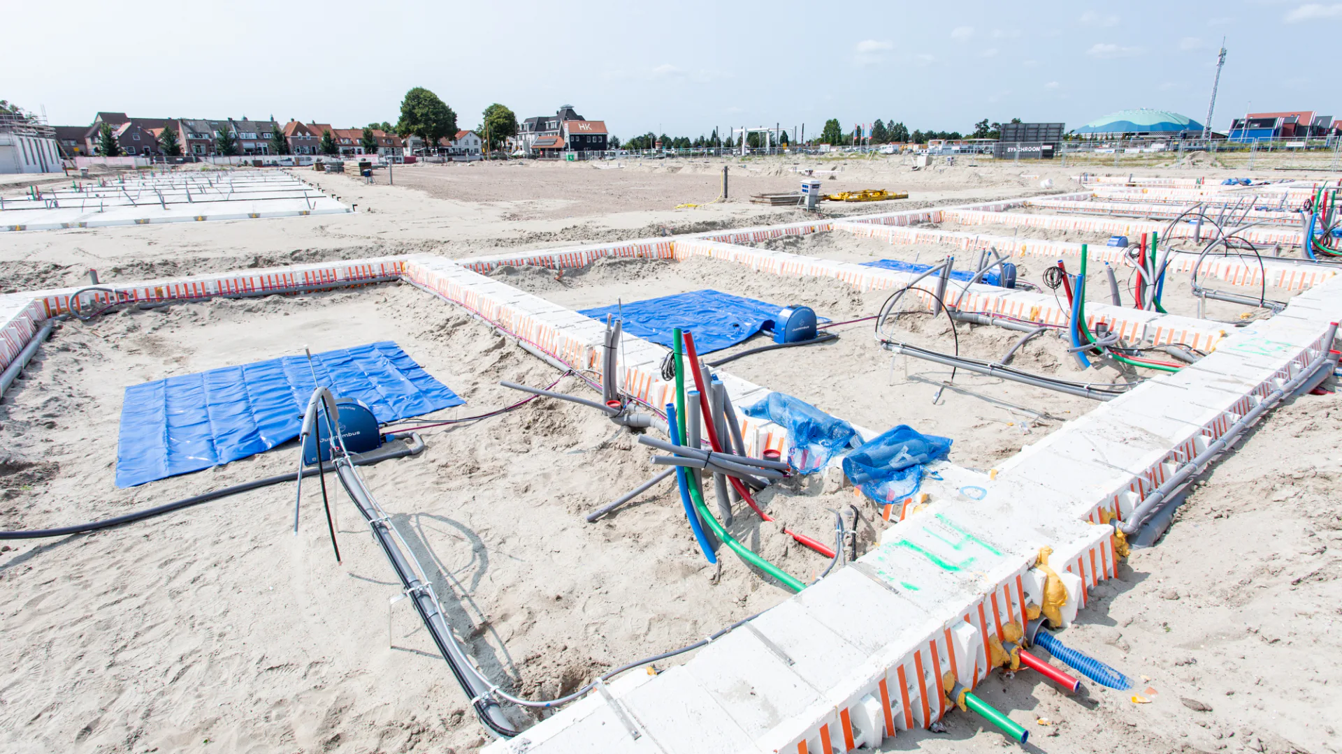 Voorziening voor regenwateropslag in de kruipruimte, Waterfront in Harderwijk - beeld: Breman