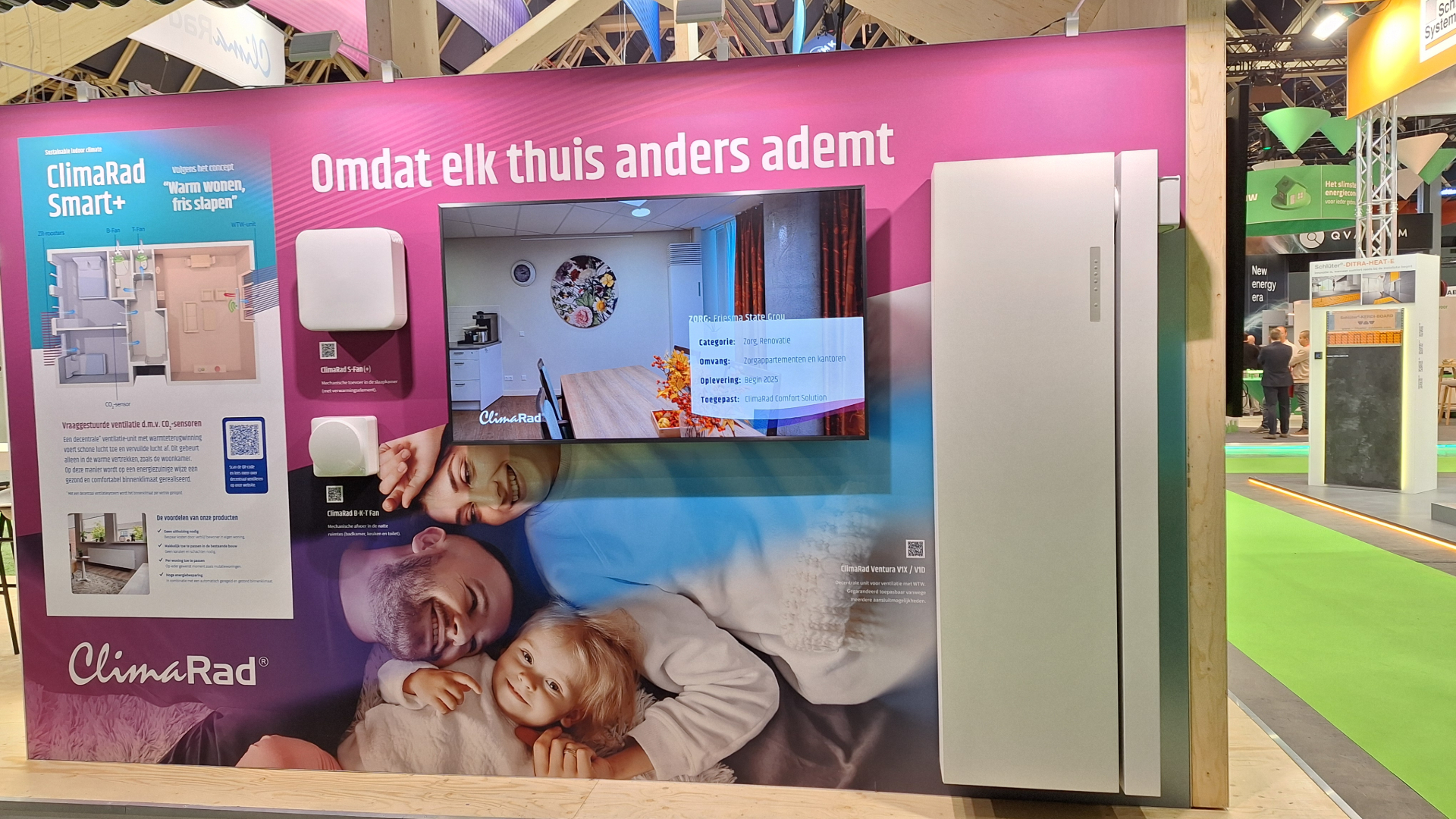 Climarad Ventura V1X/V1D rechts op de foto, op de VSK+E