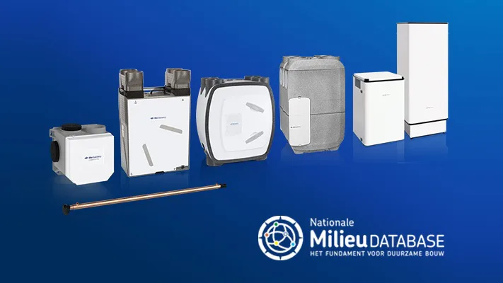 Itho Daalderop producten opgenomen in NMD met categorie-1 kaart.
