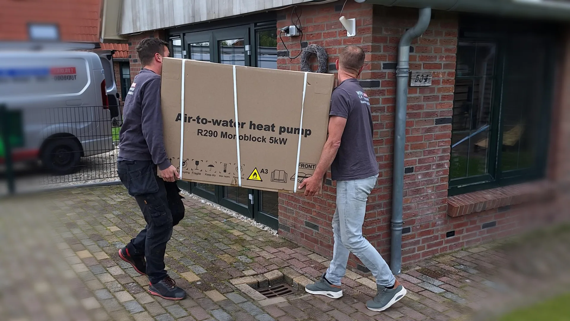 Verduurzamen, bijvoorbeeld met een warmtepomp, kan ook bij een 1-fase-aansluiting - foto: Margo van Voskuilen