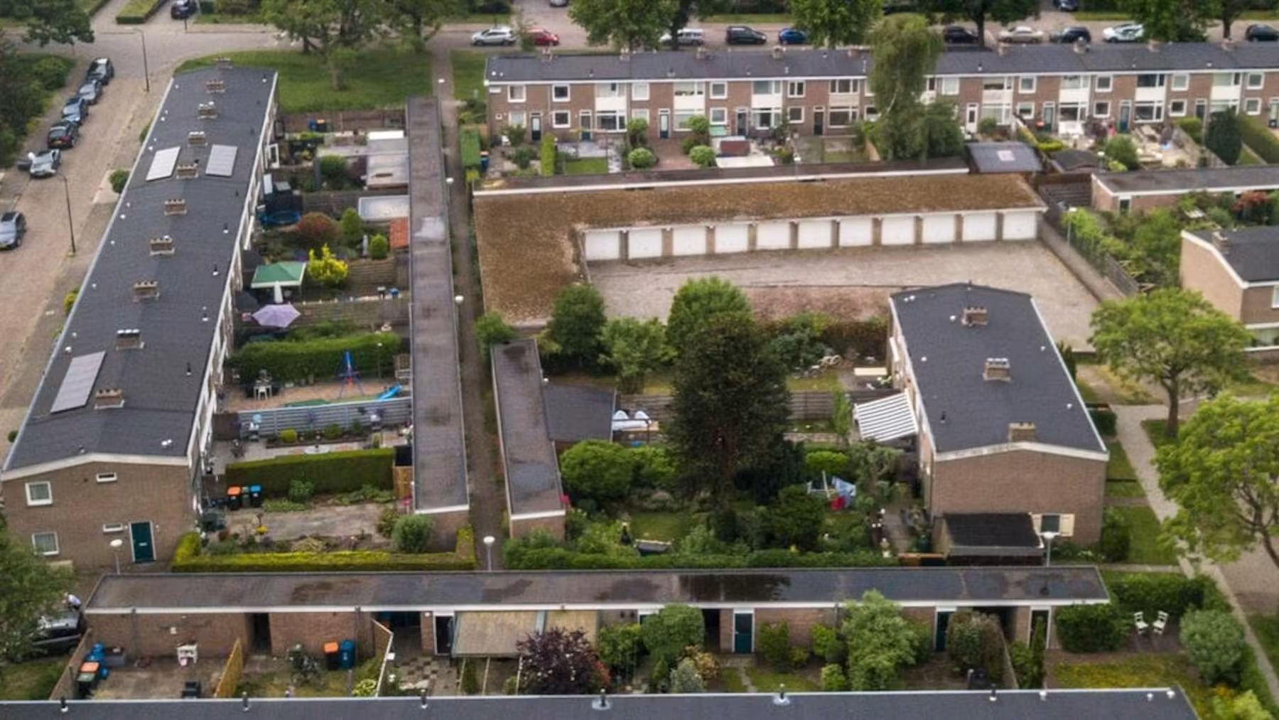 Luchtfoto wijk Kerschoten in Apeldoorn, foto: Peter Lous.